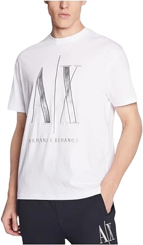 A｜X ARMANI EXCHANGE Mens Icon Logo Tee