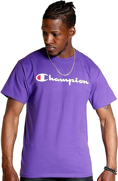 Champion Men'S Tshirt, Classic Graphic Tshirt Soft And Comfortable T-Shirts For 