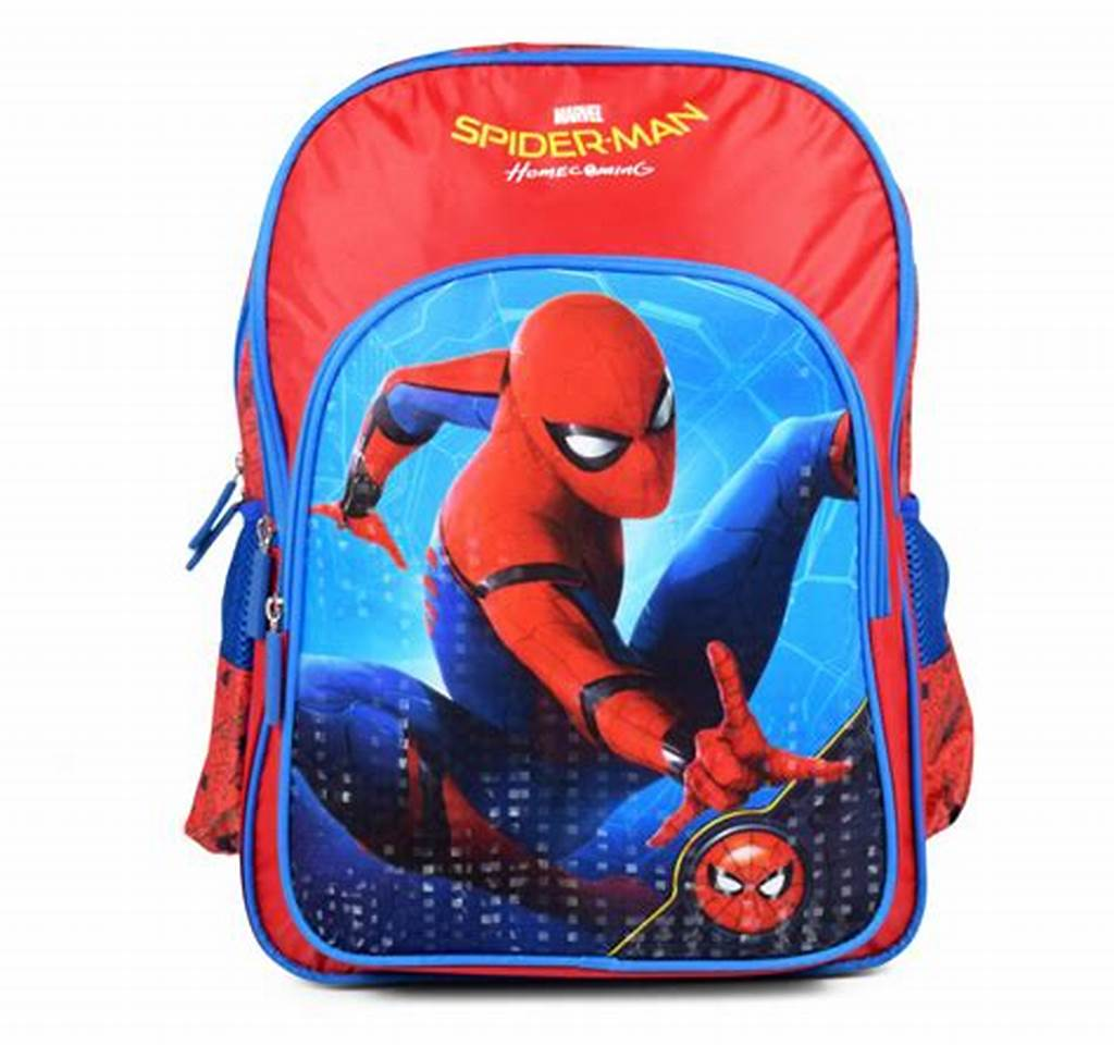 Ruz Spider-Man Toddle Boy 12 Inch Mini Backpack (Red-Blue)