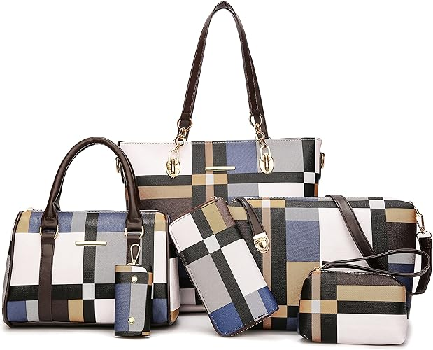2E-youth Designer Purses and Handbags for Women Satchel Shoulder Bag Tote Top Ha