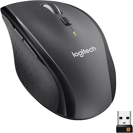 Logitech M705 Marathon Wireless Mouse, 2.4 GHz USB Unifying Receiver, 1000 DPI, 
