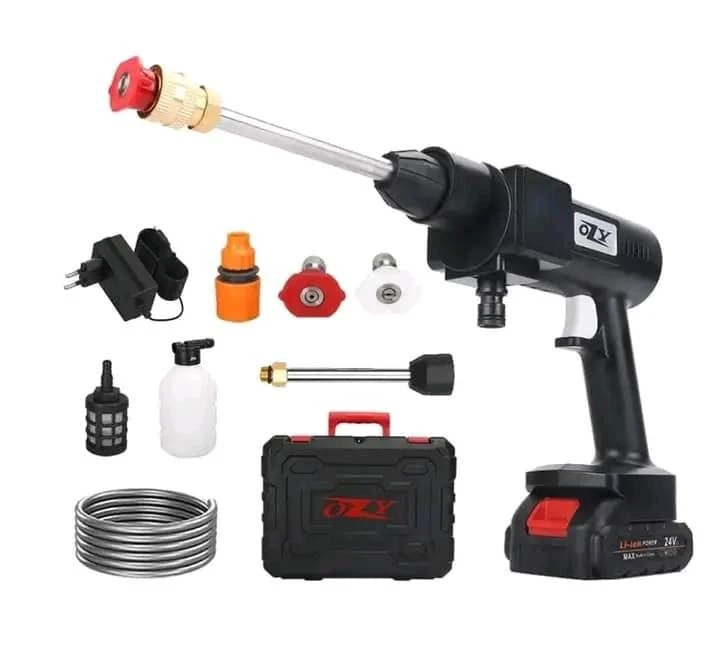 High Pressure Washer Gun 24V Cordless Washer Gun High Qualtiy Large 10 Pieces Wi