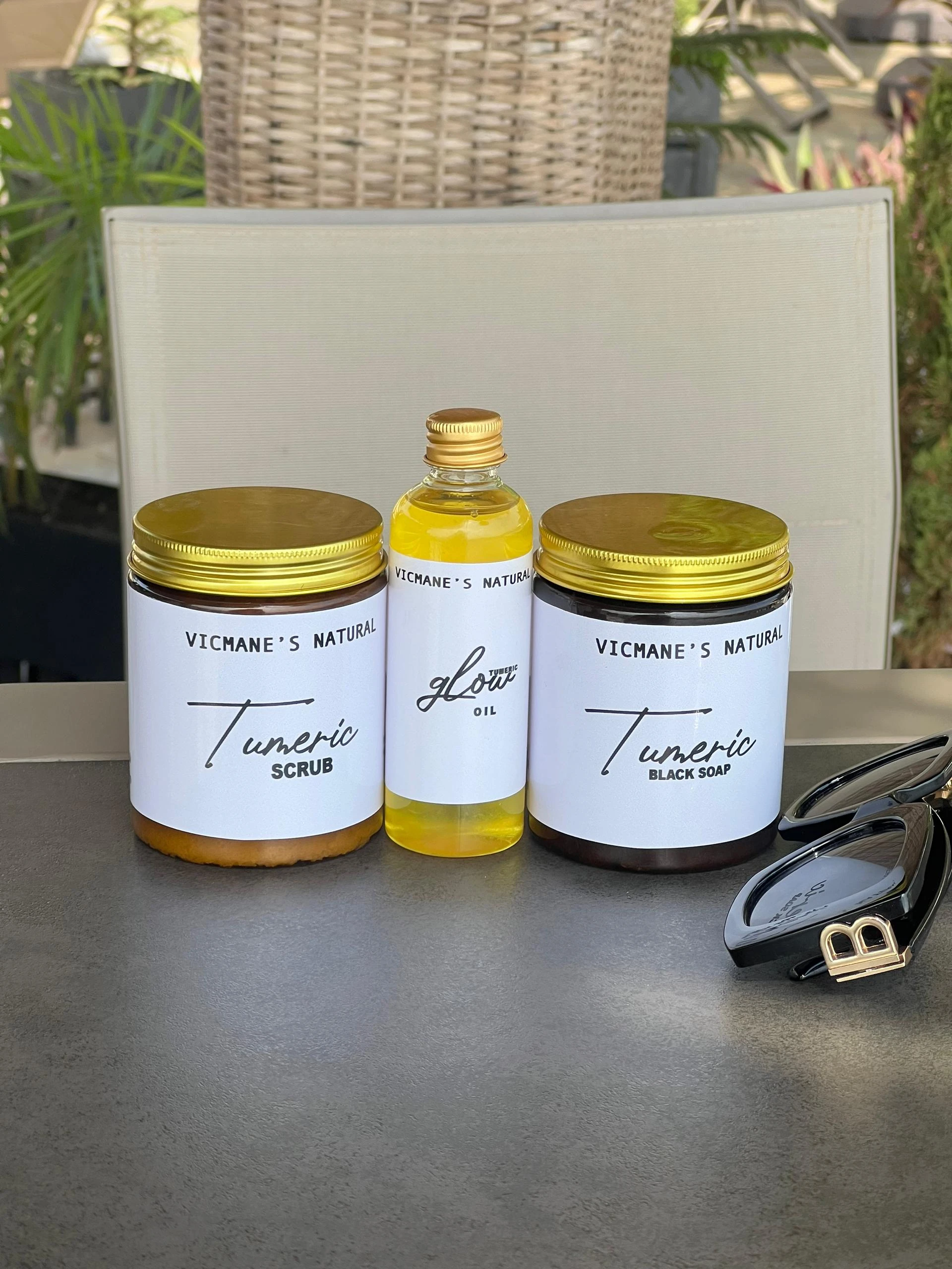 Turmeric African Black Soap Paste, (4 oz) Clears Acne Scars, Skin Blemishes, Aut