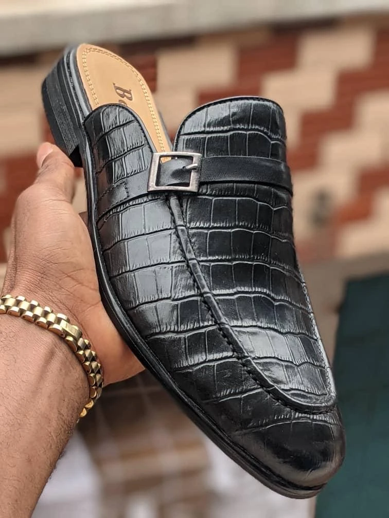 Berluti Men's Leather Mule