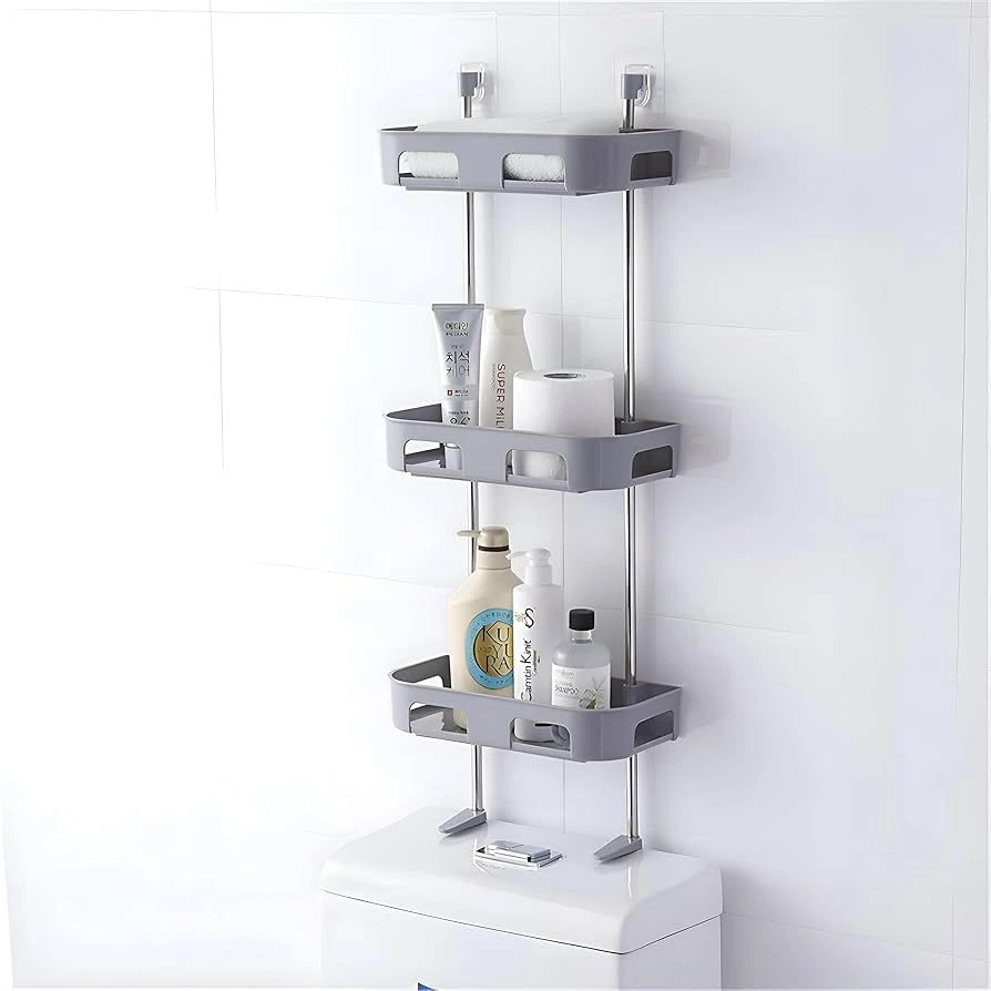 Organizer Holder - Over The Toilet, Efficient Storage Solution to Maximize Space