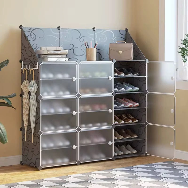 Portable Dustproof Shoe Rack Modern Minimalist Storage Cabinet Free Assembly Sho