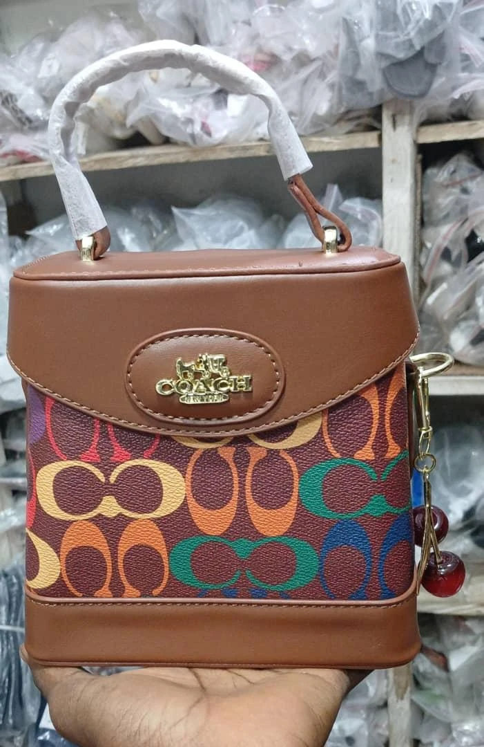 Coach Originals Pride Signature Coated Canvas Kip Turnlock Crossbody