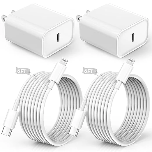 iPhone Charger Fast Charging,iPhone Fast Charger 2Pack Type C Fast Charger Block