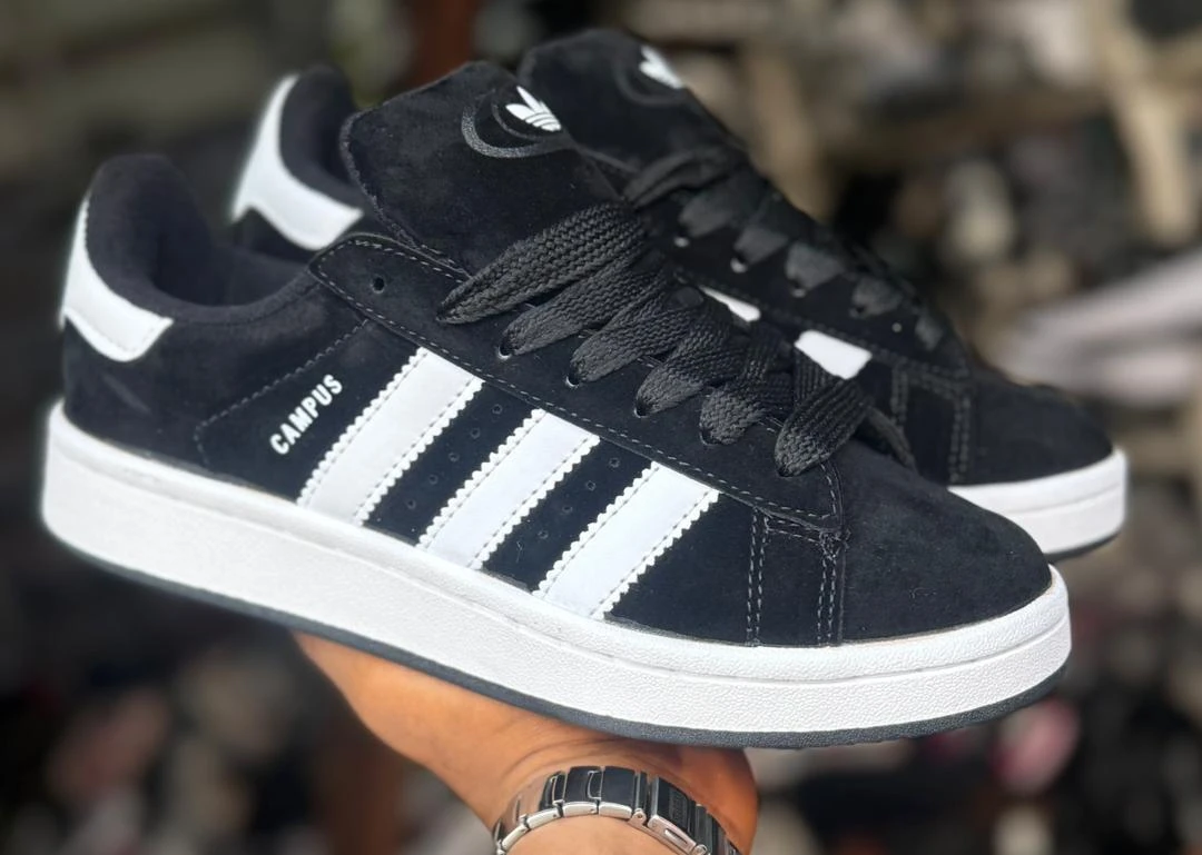 Adidas Campus 00s sneaker in Core Black with Cloud White