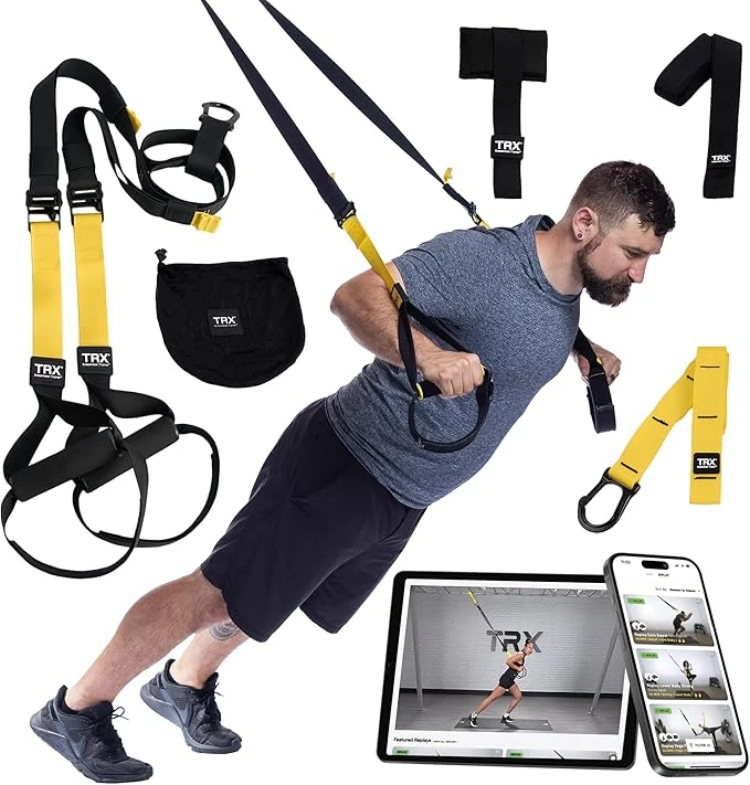 TRX All-In-One Home Gym System – Complete Suspension Training Kit for Strength T
