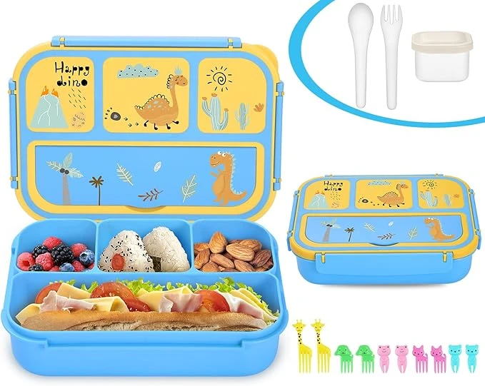 Lunch Box Kids, Bento Lunch Box for Girls Boys School, Lunch Containers for Adul