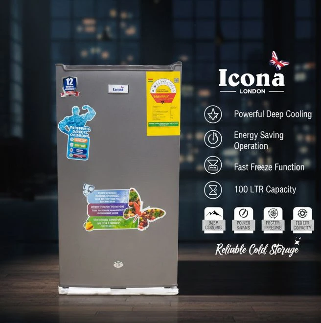Icona London's Single Door Refrigerator