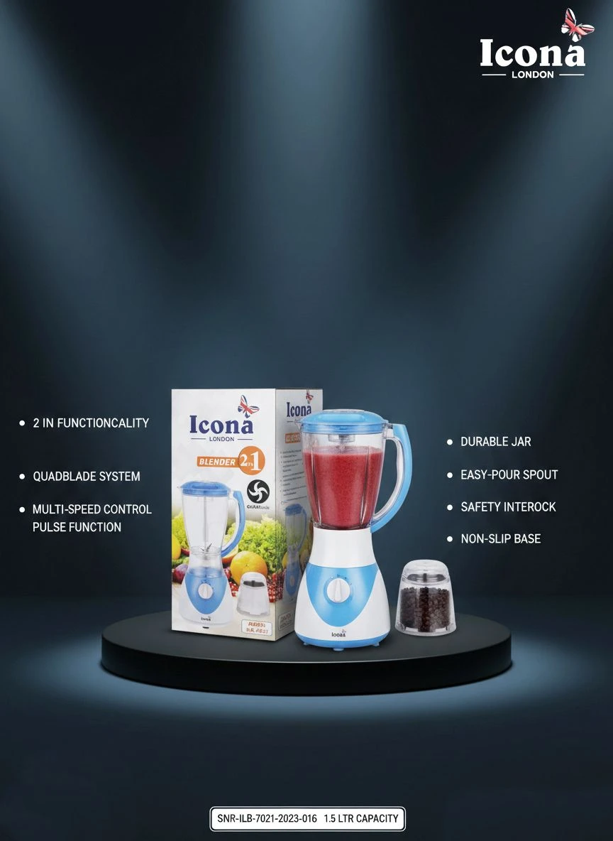 Icona London Blender 2 in 1