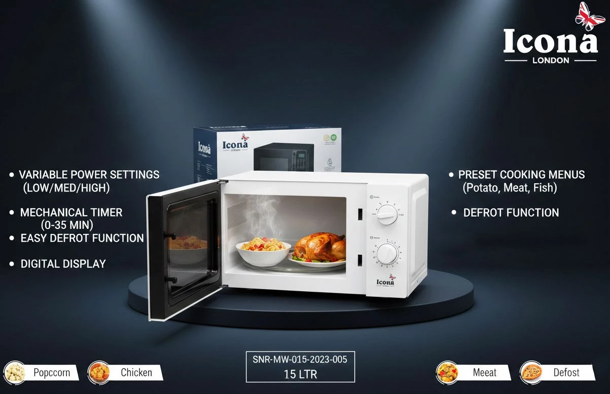 Icona 15L Large Capacity Electric Oven