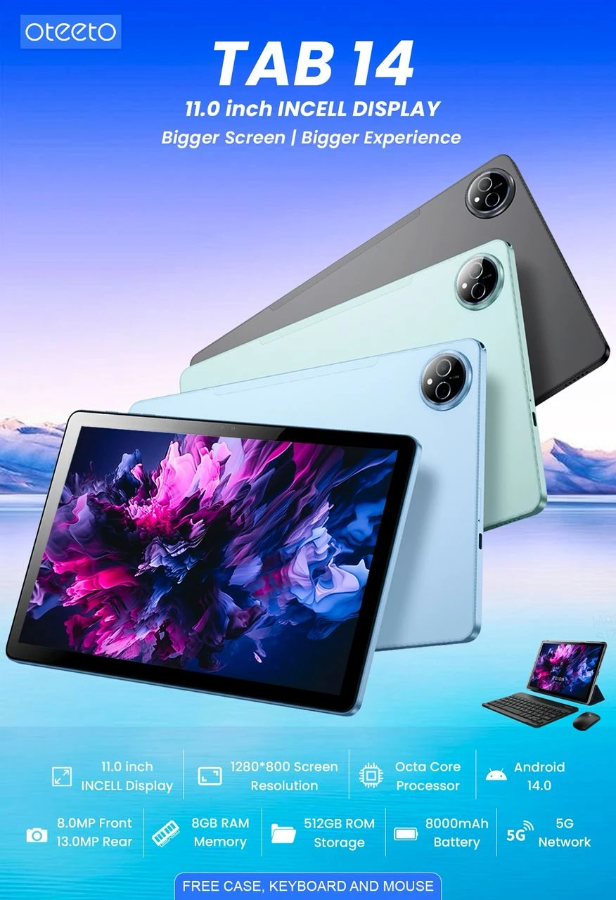 Oteeto Tab 14 5G Tablet –...
