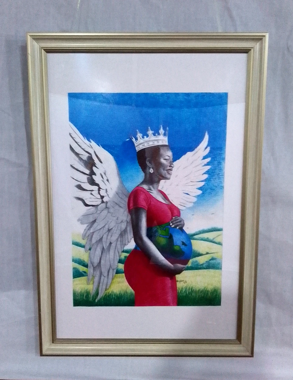 Mother of the Earth Medium: Color ballpoint pen on paper Size: A2 40x50cm