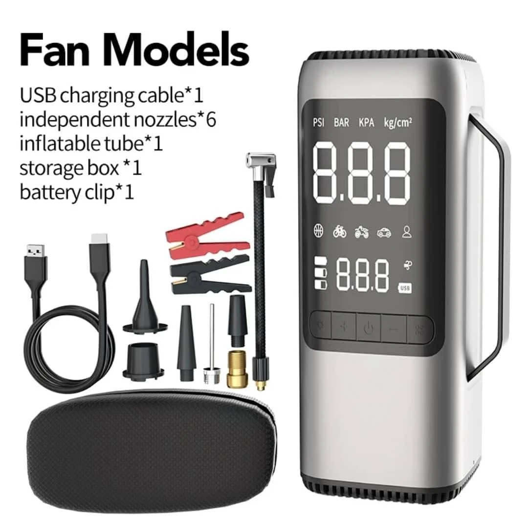 Portable Electric Air Pump / Tire Inflator Kit