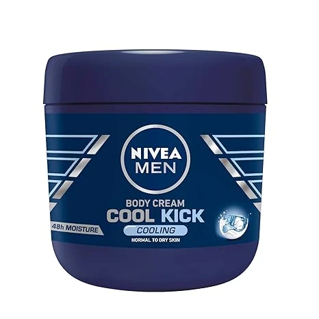 Nivea Men Cool Kick Body Cream - 13.5 Fl Oz / 400 mL