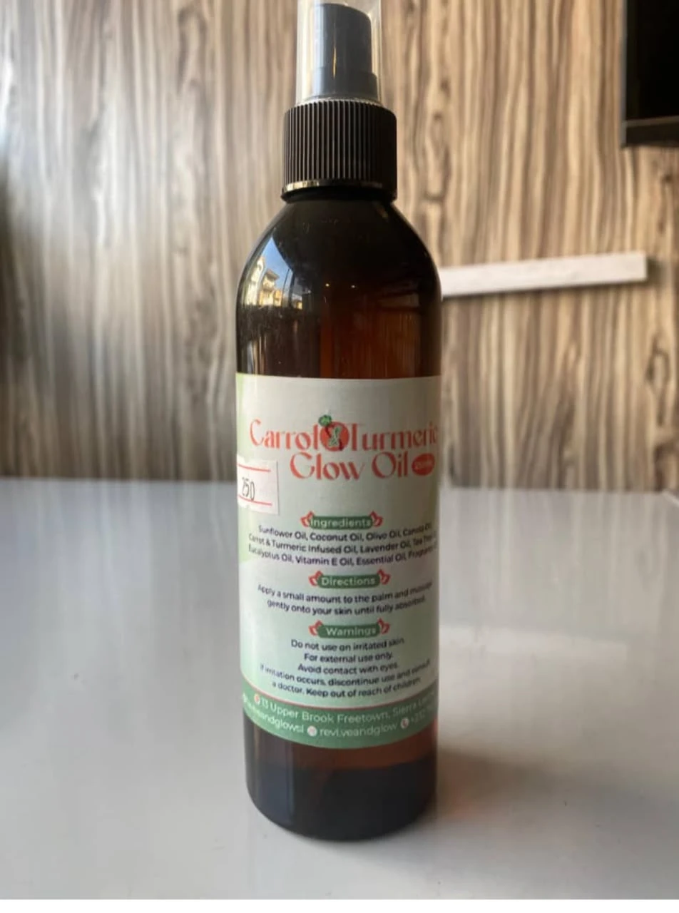 Carrot & Turmeric Glow Oil-