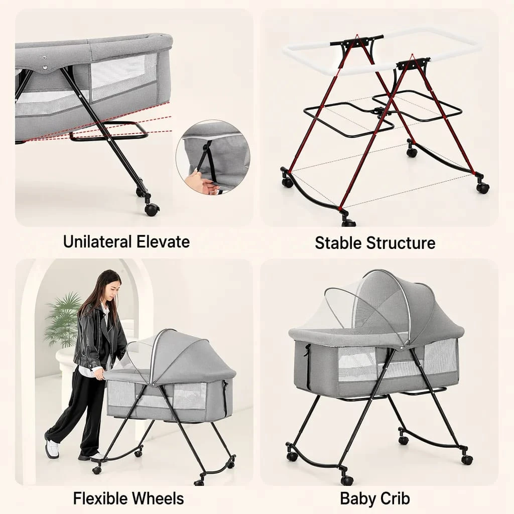 3-in-1 Folding Portable B...