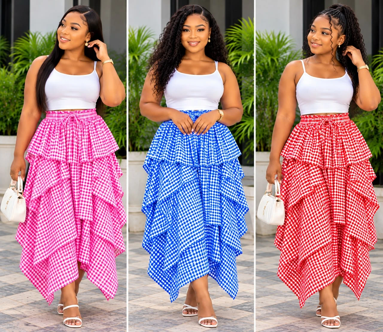 Elegant Multi-Tier Ankara...