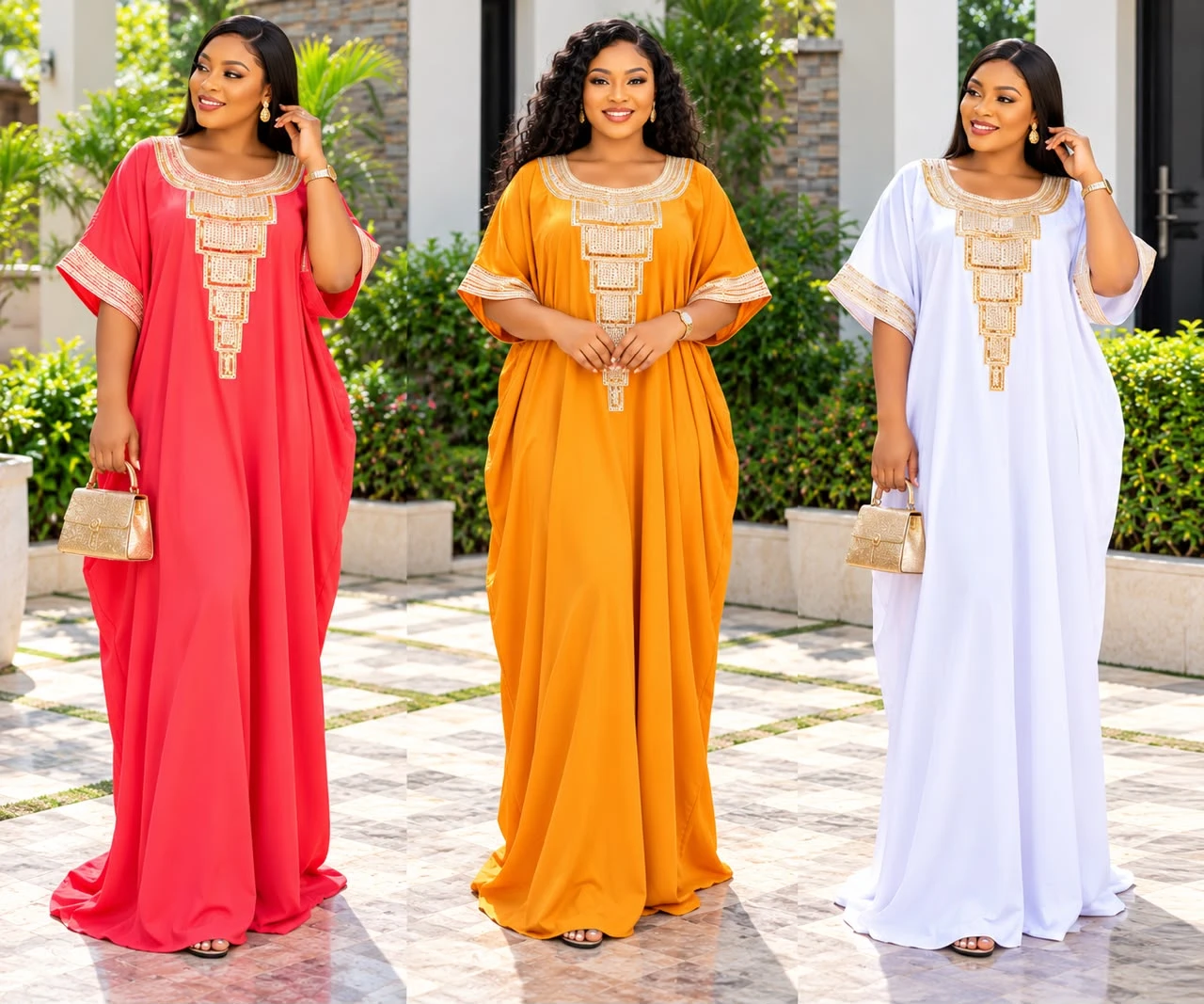 Embellished Gold Embroide...