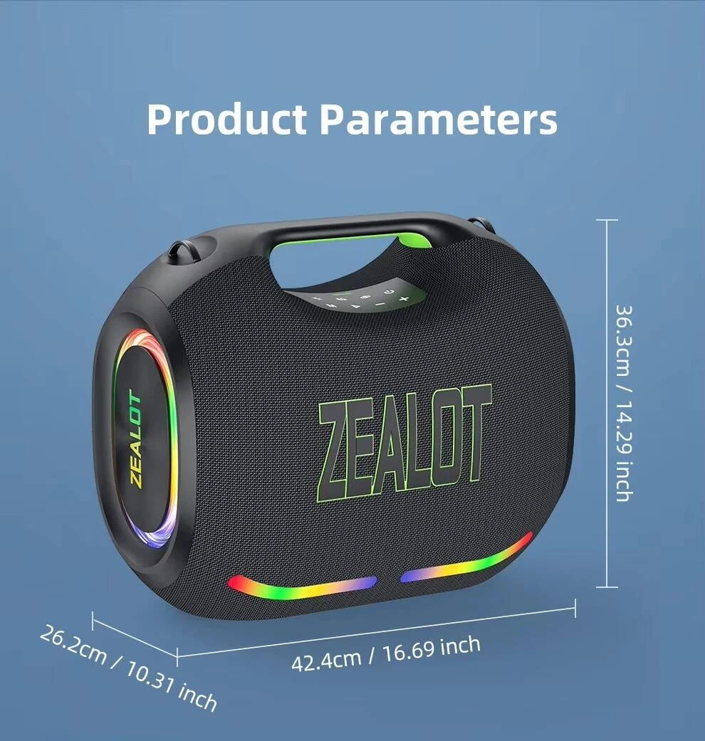 ZEALOT ZE21 portable Blue...