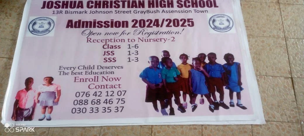 Joshua Christian high school